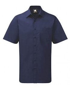 ORN Premium Oxford Kurzarmhemd Königsblau